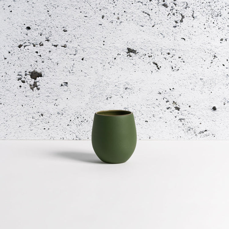 Matte Stoneware Coffee Cup Set