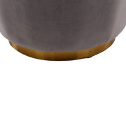 Channel-Tufted Velvet Swivel Chair