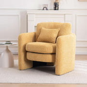 Oversized Boucle-Texture Accent Chair – chair (view 7) | Roost & Roam