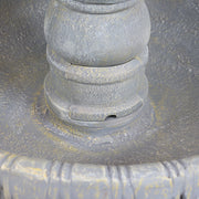 Lion Head Three-Tier Outdoor Fountain
