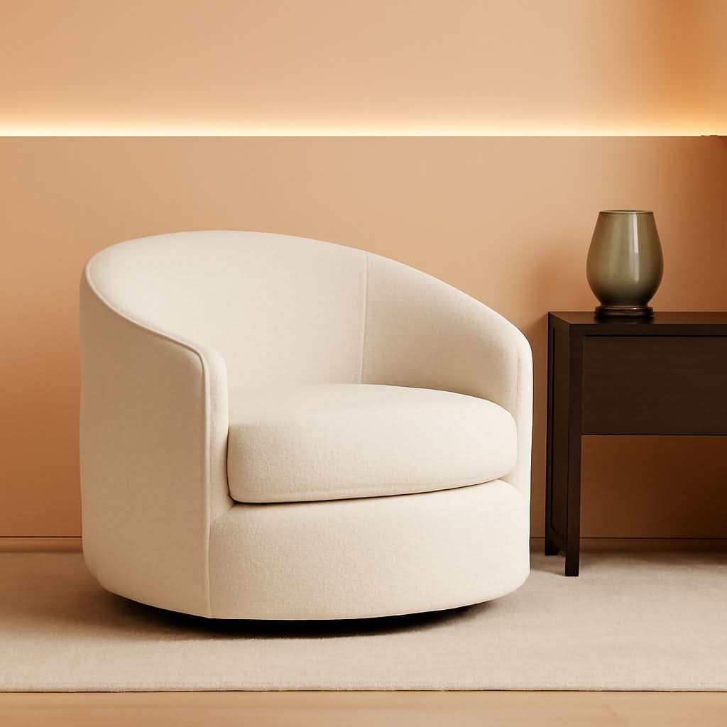 The chair that turns toward whatever calls you