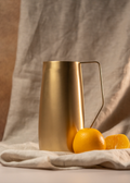 Hand-Buffed Brass Serving Pitcher