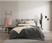 Boucle-Texture Oversized Throw Blanket
