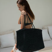 Handwoven Raffia XXL Beach Tote