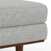 Mid-Century Upholstered Sofa and Ottoman Set