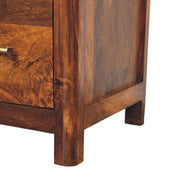 Arched Mango Wood Nightstand