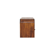 Curved Mango Wood Media Unit