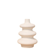 Stacked Contour Ceramic Vase