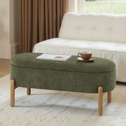 Corduroy Storage Bench Ottoman – ottoman (view 8) | Roost & Roam