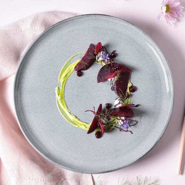 Reactive Glaze Dinner Plate Set