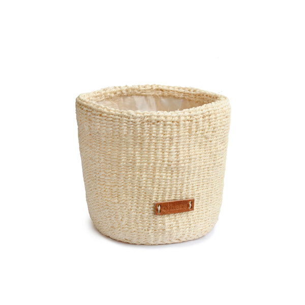 Hand-Woven Sisal Planter Basket