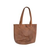 Full-Grain Leather Market Tote