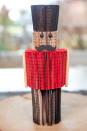 Folded Book Paper Nutcracker Decor