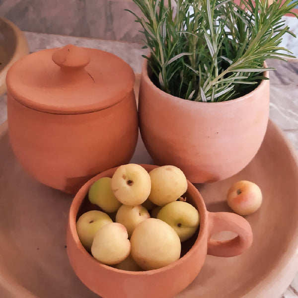 Handmade Terracotta Kitchen Vessel Set