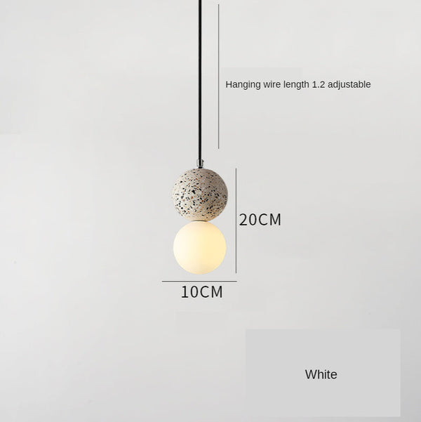 Terrazzo Globe Pendant Light