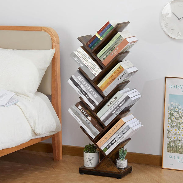 Wood-Grain MDF Tree Bookcase – book case (view 5) | Roost & Roam