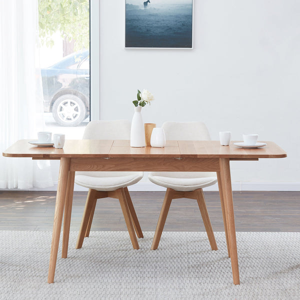 Extendable Oak Dining Table — alternate view or variant option