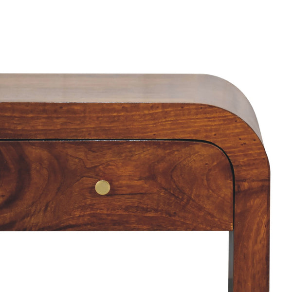 Darcy Chestnut Waterfall Coffee Table