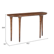 Walnut Mango Wood Console Table