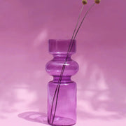 Frosted Glass Sculptural Vase