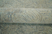 Hand-Tufted Wool Geometric Area Rug