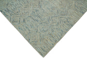 Hand-Tufted Wool Geometric Area Rug
