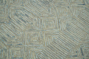 Hand-Tufted Wool Geometric Area Rug