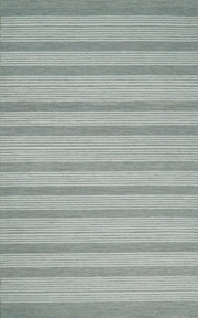 Striped Hand-Tufted Wool Area Rug