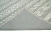 Striped Hand-Tufted Wool Area Rug