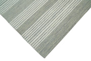 Striped Hand-Tufted Wool Area Rug