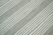 Striped Hand-Tufted Wool Area Rug
