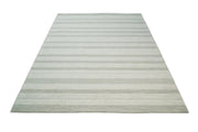 Striped Hand-Tufted Wool Area Rug