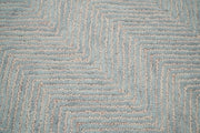 Hand-Tufted Chevron Wool Area Rug