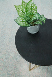 Hand-Tufted Chevron Wool Area Rug