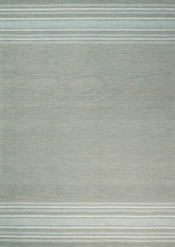 Striped Wool Area Rug