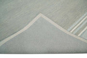 Hand-Tufted Wool Stripe Area Rug