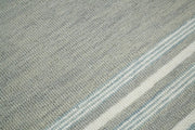 Hand-Tufted Wool Stripe Area Rug