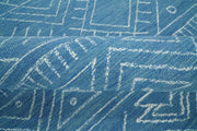 Hand-Tufted Wool Geometric Area Rug