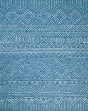 Hand-Tufted Wool Geometric Area Rug