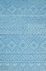 Hand-Tufted Wool Geometric Area Rug