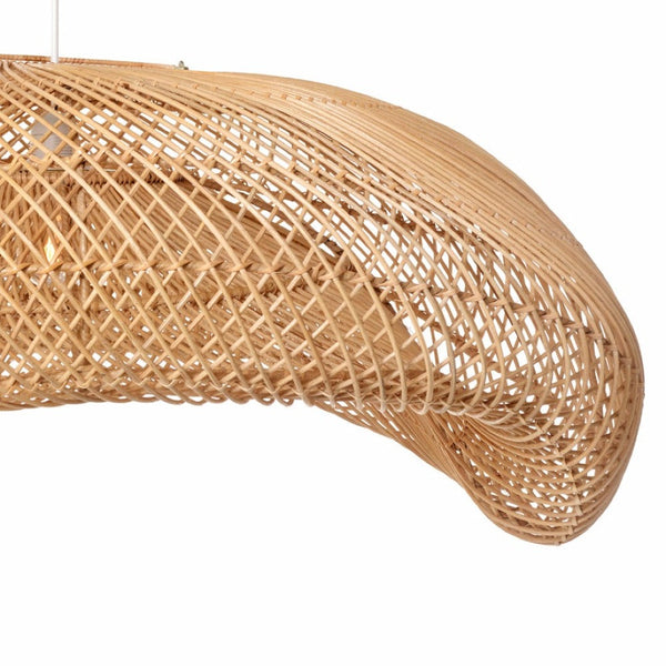 Woven Rattan Arch Pendant Light