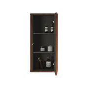Striped Walnut Floating Bathroom Cabinet
