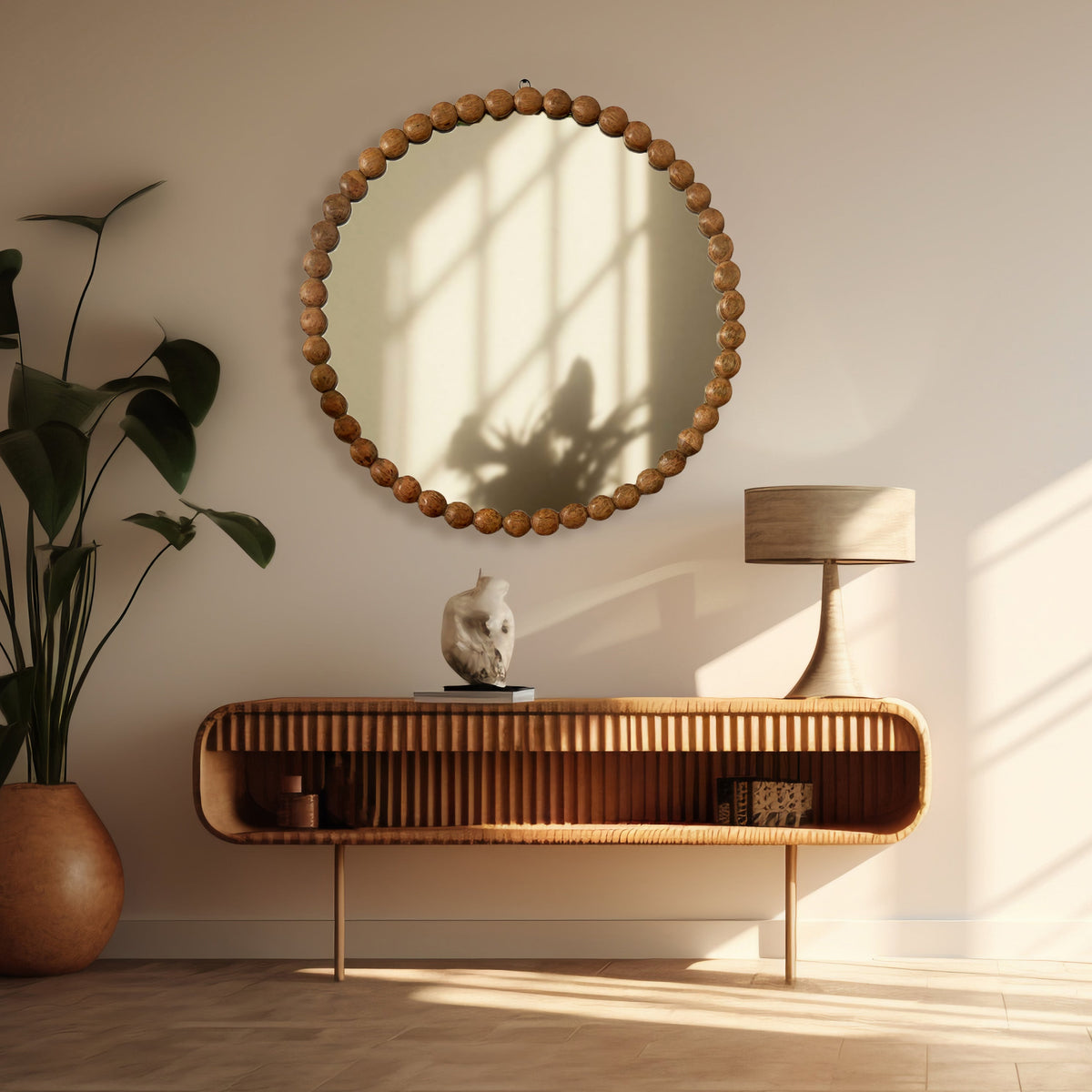 The mirror that earns its spot on the wall