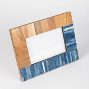 Inlaid Wood and Bone Picture Frame