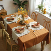 Stain-Resistant Polyester Rectangle Tablecloth
