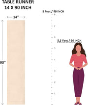 Natural Linen Dining Table Runner