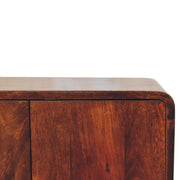 Chestnut Mango Wood Mini Cabinet