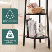Matte Black Metal Corner Bookcase – book case (view 6) | Roost & Roam