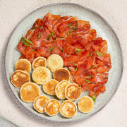 Reactive Glaze Dinner Plate Set