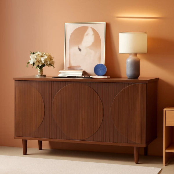 Reeded Wood-Grain Buffet Sideboard – buffet | Roost & Roam